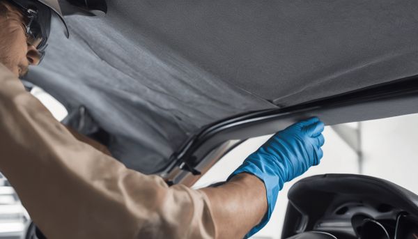 Réparer le ciel de toit Norauto avec du tissu de qualité